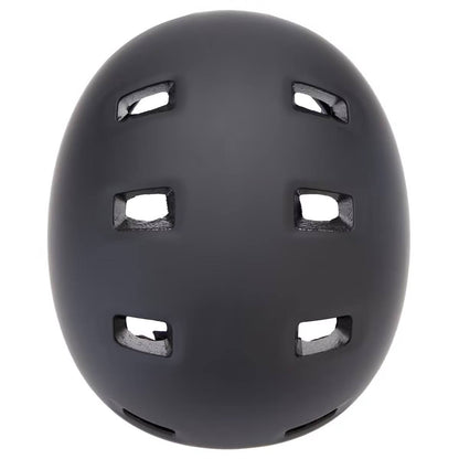 Casco da skateboard e monopattino MF500 nero blu