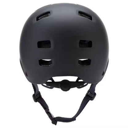 Casco da skateboard e monopattino MF500 nero blu