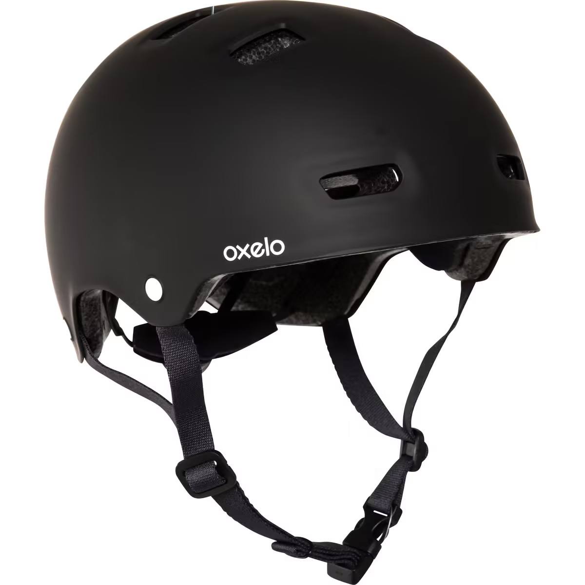 Casco da skateboard e monopattino MF500 nero blu